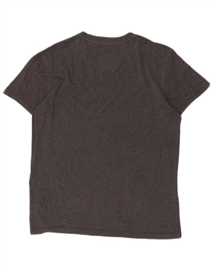 G-STAR Mens Graphic T-Shirt Top Large Grey Cotton