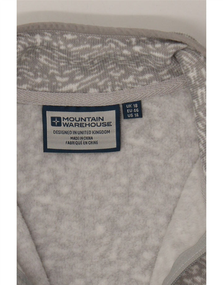 MOUNTAIN WAREHOUSE Womens Tracksuit Top Jacket UK 18 XL Beige Vintage Mountain Warehouse and Second-Hand Mountain Warehouse from Messina Hembry 