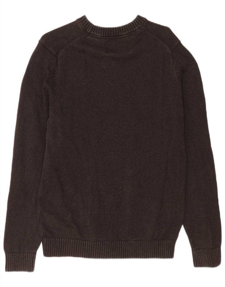 Calvin Klein Jeans Mens Crew Neck Jumper Sweater Medium Black Classic