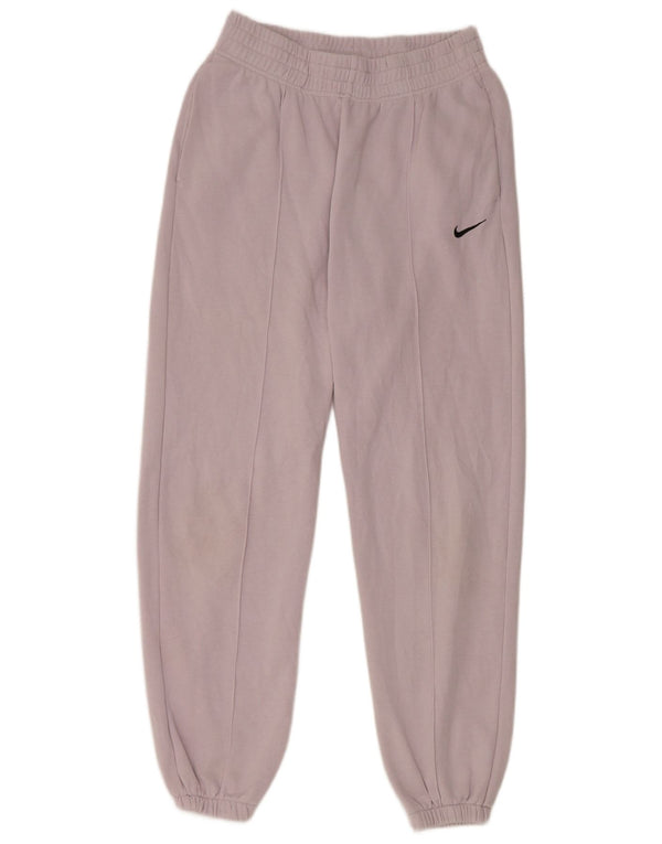 Γυναικεία φόρμα Nike Παντελόνια Joggers UK 10 Small Purple Cotton