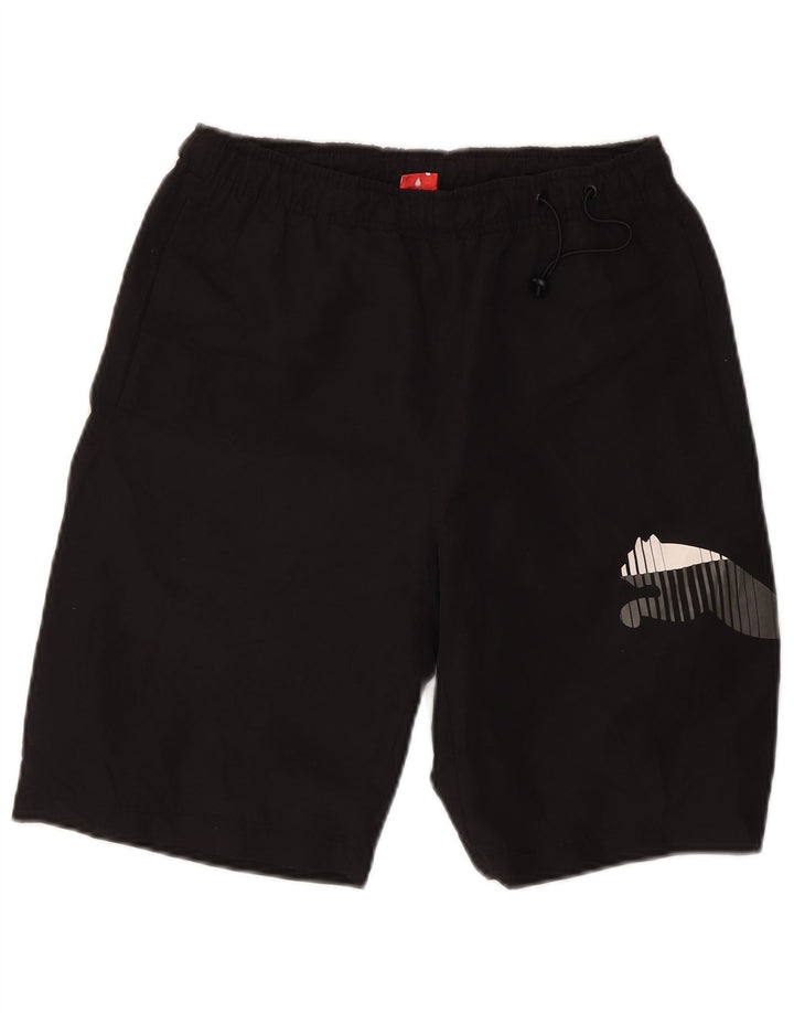 Puma Mens Graphic Sport Shorts Small Black