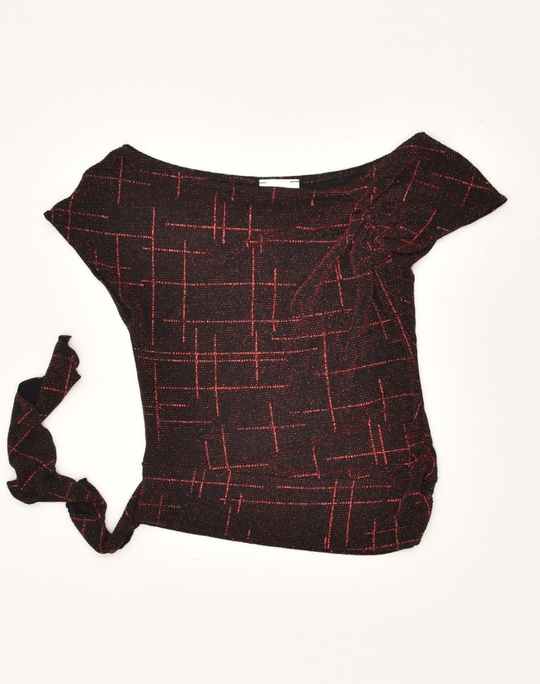 PIMKIE Girls Blouse Top 8-9 Years Black Check Polyester | Vintage Pimkie | Thrift | Second-Hand Pimkie | Used Clothing | Messina Hembry 