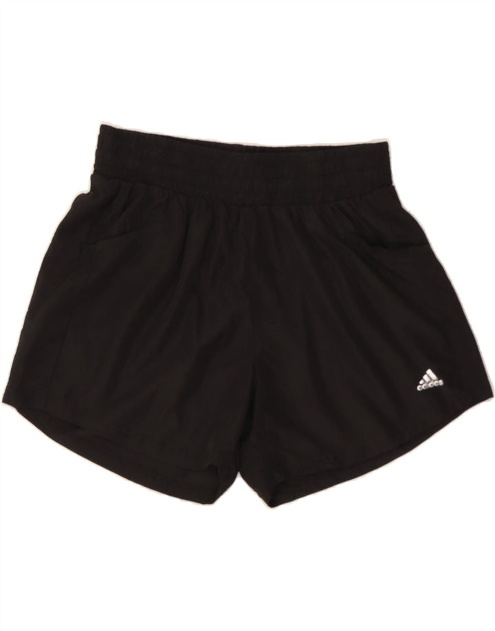 ADIDAS Womens Golf Sport Shorts UK 14 Large  Black Polyester Vintage Adidas and Second-Hand Adidas from Messina Hembry 