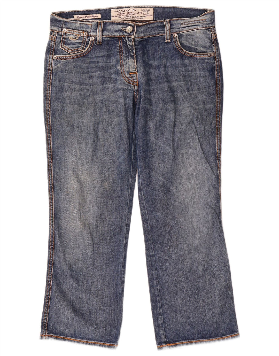 Jacob Cohen Dame Cropped Jeans W30 L24 Blå Bomuld