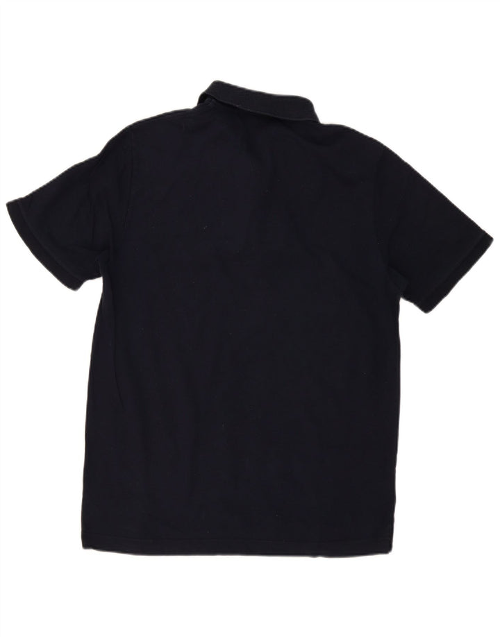 Sergio Tacchini Mens Polo Shirt IT 50 Medium Navy Blue Cotton
