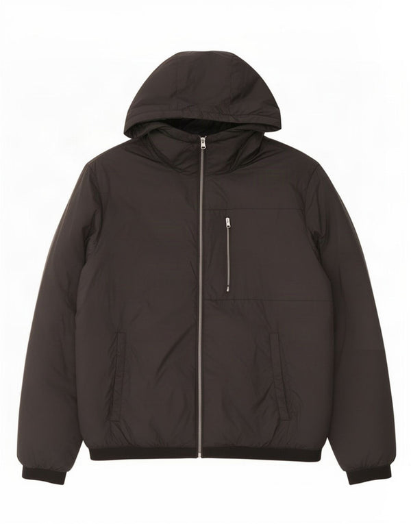 Zara Ανδρικό μπουφάν με κουκούλα UK 38 Medium Black