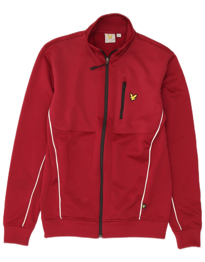 Lyle & Scott Herre træningsdragt Top jakke Lille rødbrun polyester
