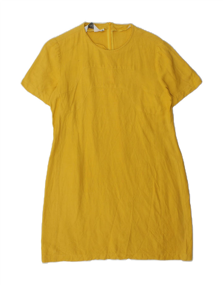 VINTAGE Womens Sheath Dress IT 46 Large Yellow Vintage Vintage and Second-Hand Vintage from Messina Hembry 