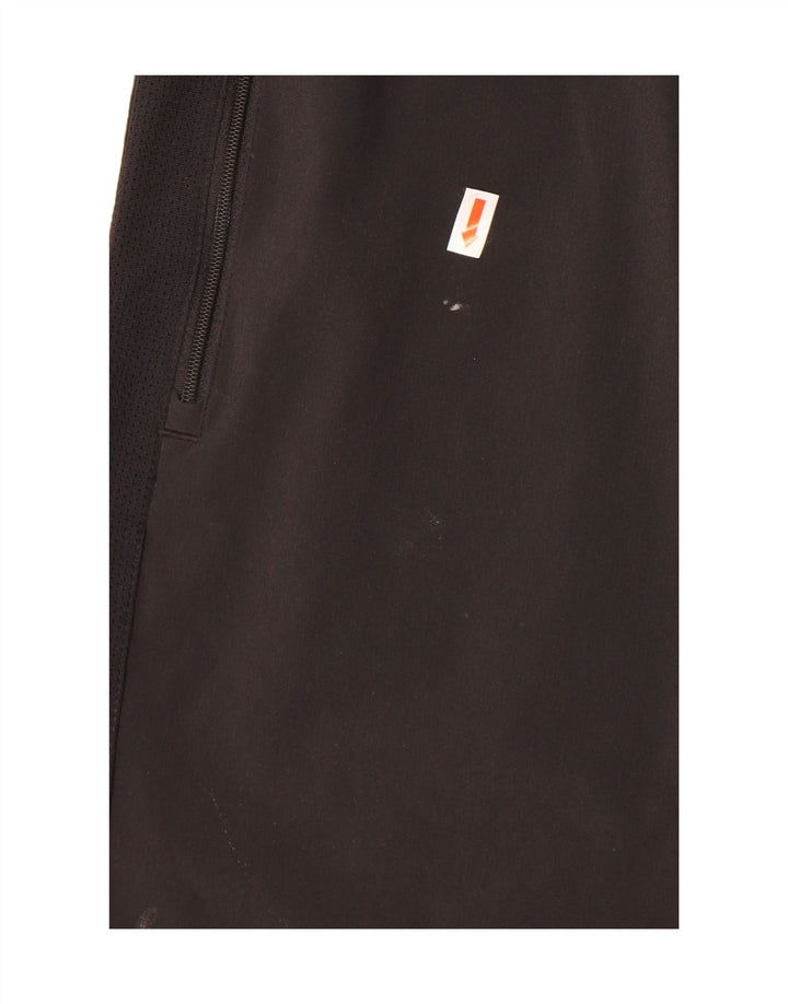 NIKE Womens Dri Fit Tracksuit Trousers UK 12 Medium  Black Polyester
