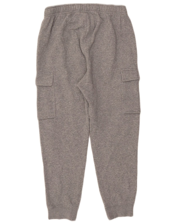Nike Mens Crop Cargo Tracksuit Trousers Joggers Small Grey Flecked Cotton