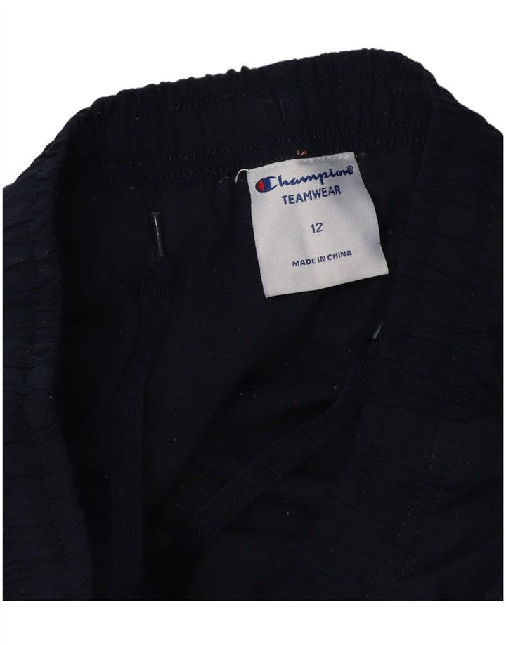 Champion Boys Tracksuit Trousers 11-12 Years  Navy Blue Polyester