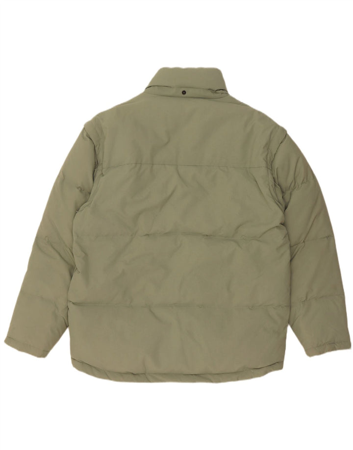 Fila Chaqueta acolchada para hombre UK 40 Large Poliamida verde