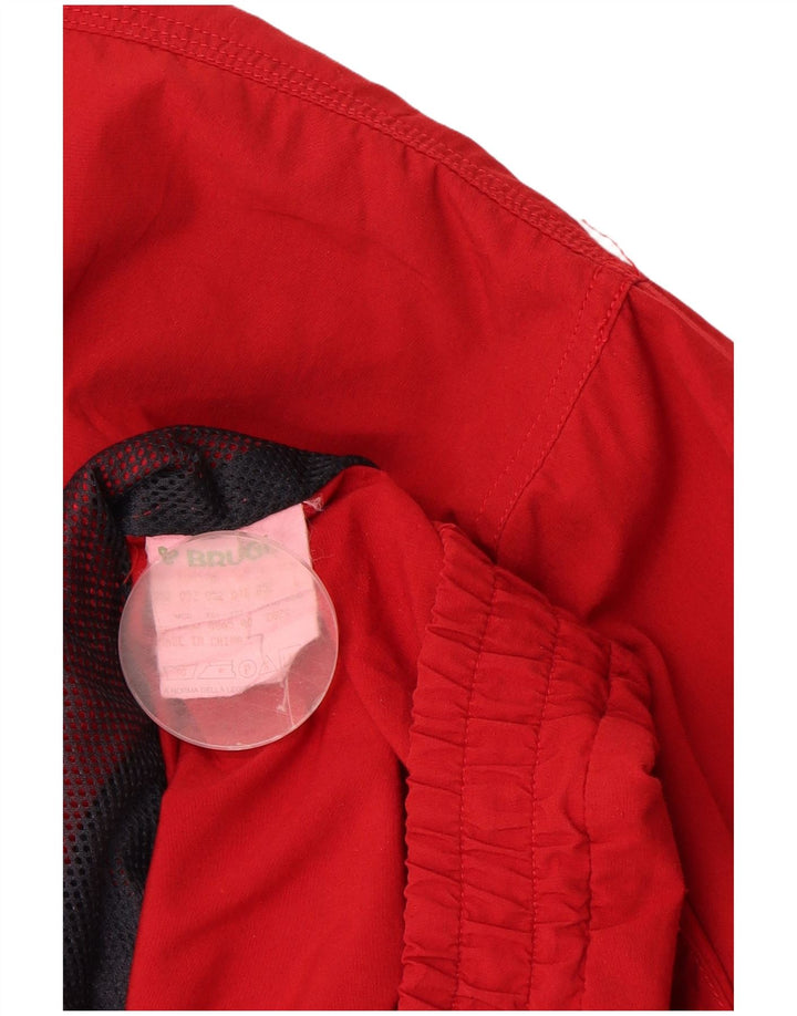 BRUGI Mens Bomber Jacket IT 52 XL Red Polyester