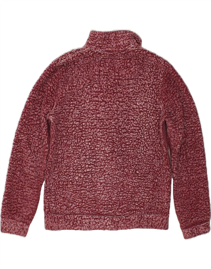 LOTTO Womens Fleece Jacket UK 16 Large Maroon Polyester Vintage Lotto and Second-Hand Lotto from Messina Hembry 