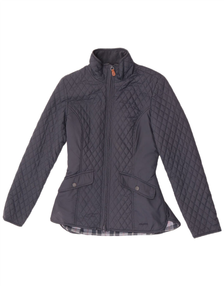 Giacca trapuntata da donna Musto UK 8 Small Poliestere blu navy