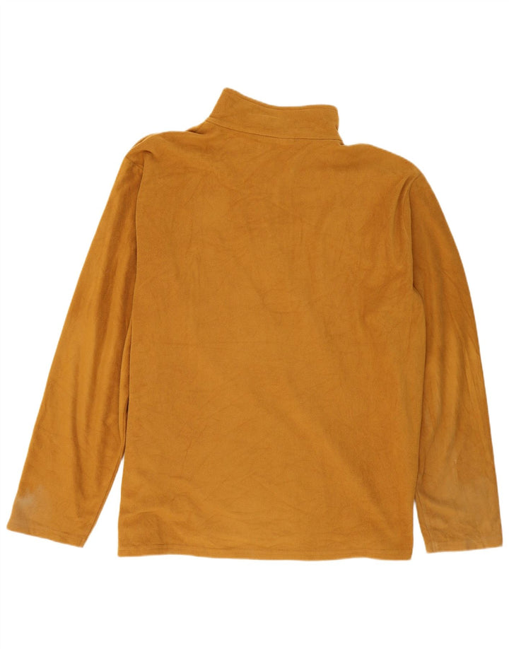 MOUNTAIN WAREHOUSE Mens Zip Neck Fleece Jumper 3XL Brown Polyester