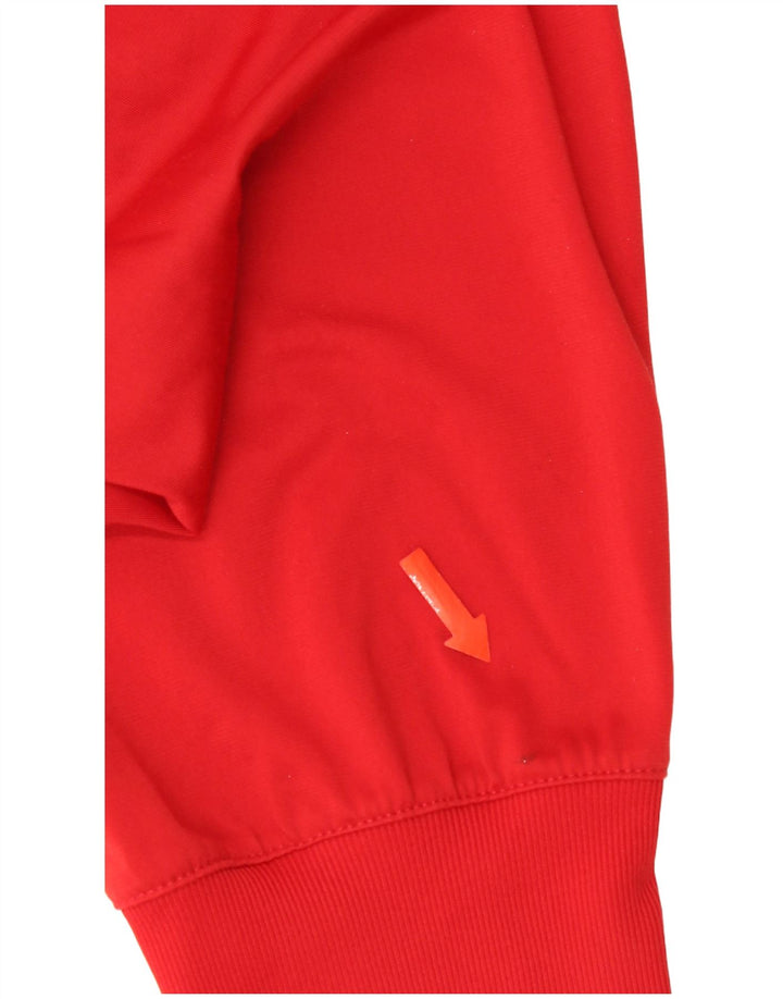 Nike Mens Tracksuit Top Jacket Large Red Polyester