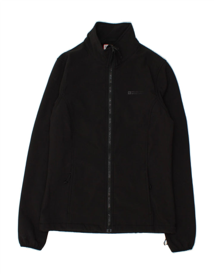 MOUNTAIN WAREHOUSE Womens Tracksuit Top Jacket UK 8 Small Black Polyester | Vintage Mountain Warehouse | Thrift | Second-Hand Mountain Warehouse | Used Clothing | Messina Hembry 