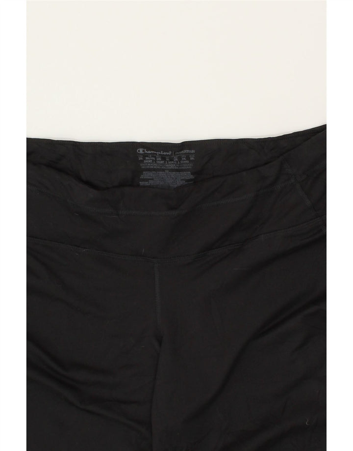 CHAMPION Womens Tracksuit Trousers UK 20 2XL  Black Polyester Vintage Champion and Second-Hand Champion from Messina Hembry 