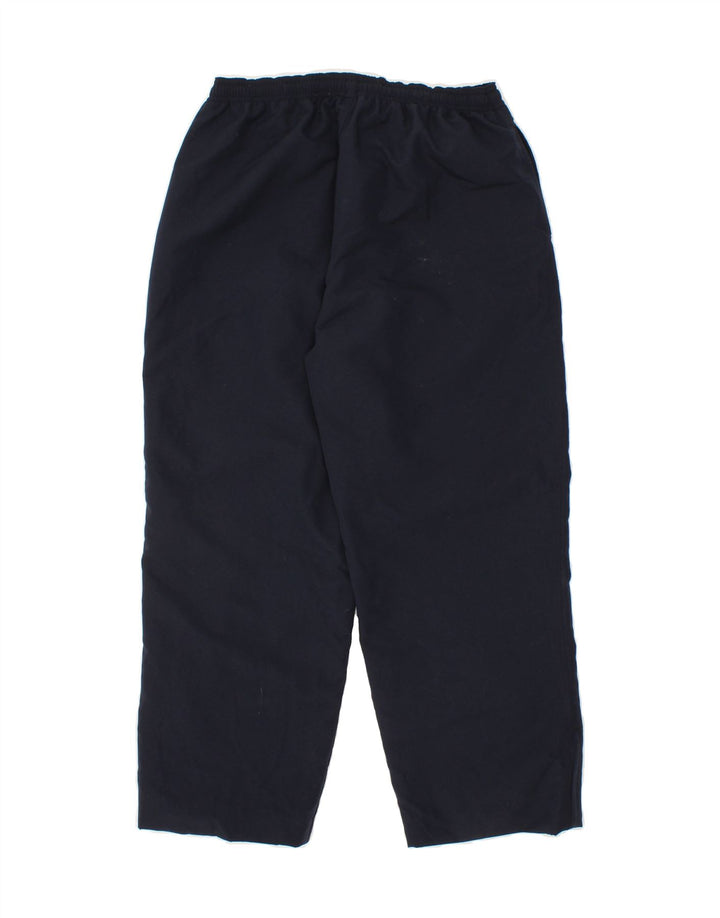 REEBOK Womens Tracksuit Trousers UK 14 Large Navy Blue Polyester Vintage Reebok and Second-Hand Reebok from Messina Hembry 