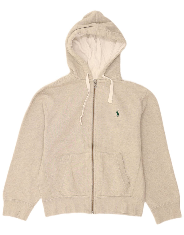 Polo Ralph Lauren Mens Zip Hoodie Sweater Medium Grey Cotton