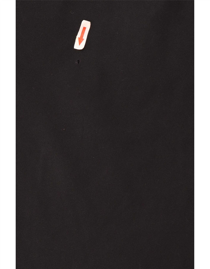 Nike Mens Dri Fit Zip Neck Pullover Tracksuit Top Medium Black Colourblock