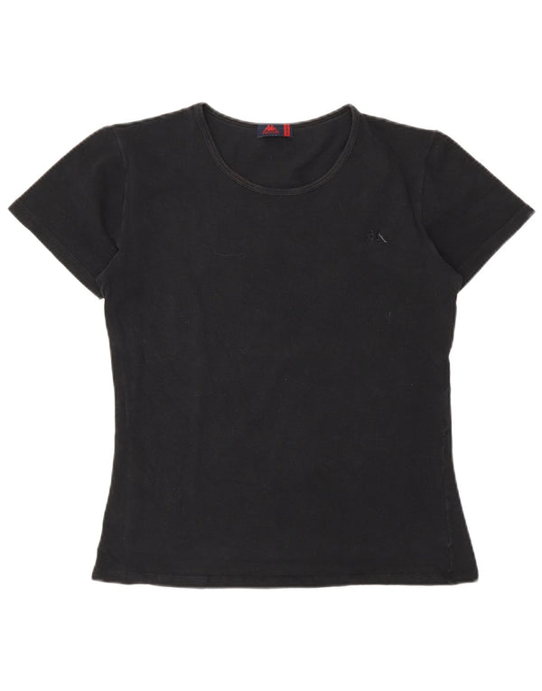 Maglietta Kappa Bambina 11-12 Anni Large Nera
