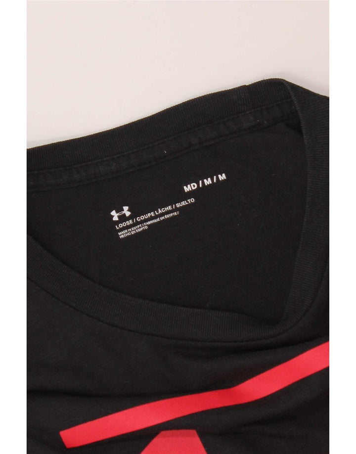 Under Armour Mens Graphic T-Shirt Top Medium Black