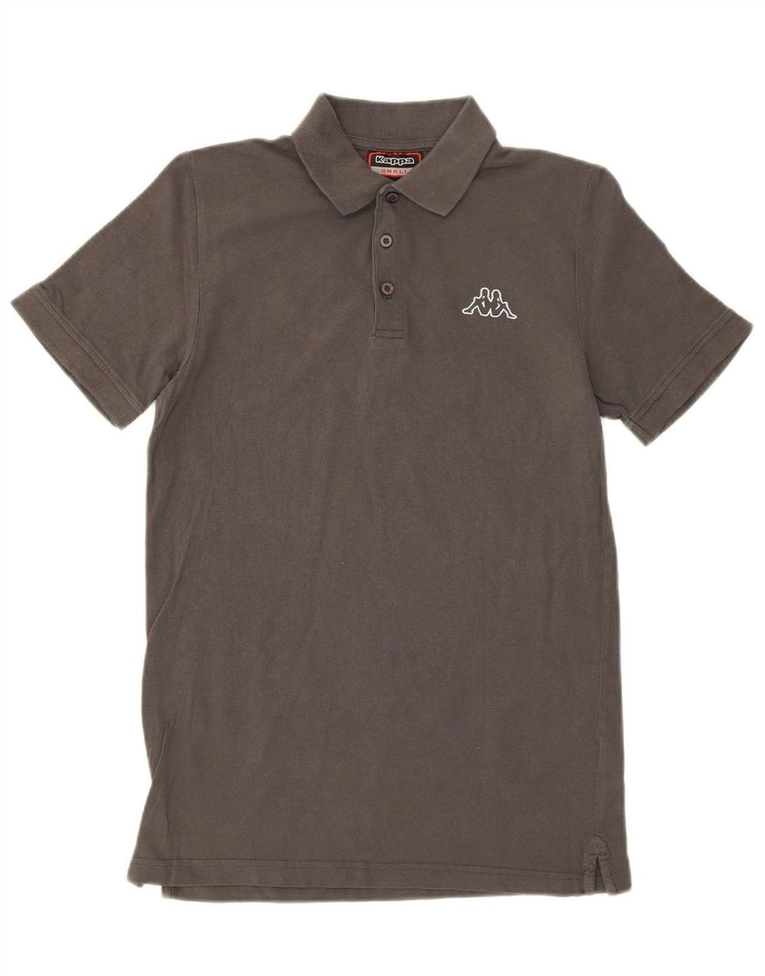 KAPPA Mens Polo Shirt Small Grey Cotton