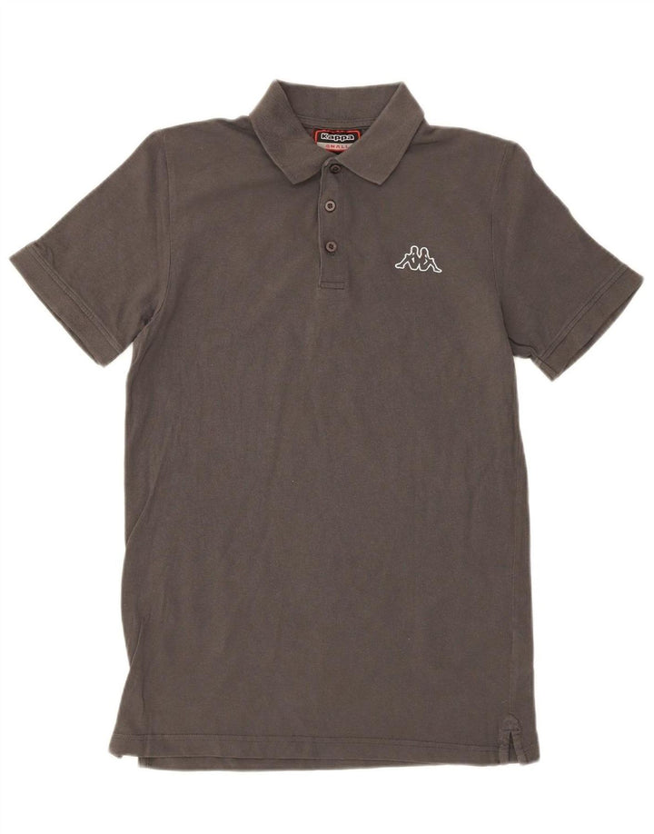 KAPPA Mens Polo Shirt Small Grey Cotton