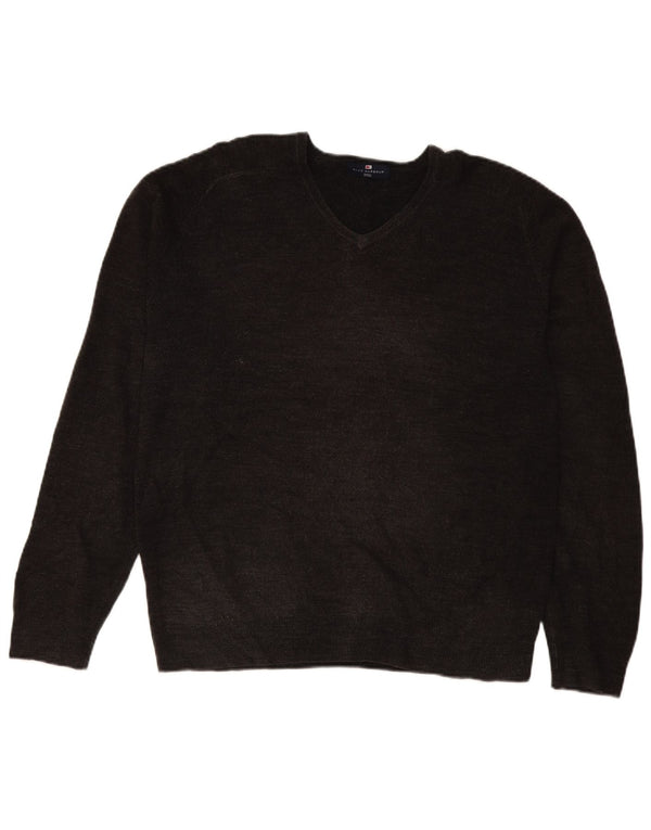Marks & Spencer Pull col V pour homme en acrylique gris Taille L