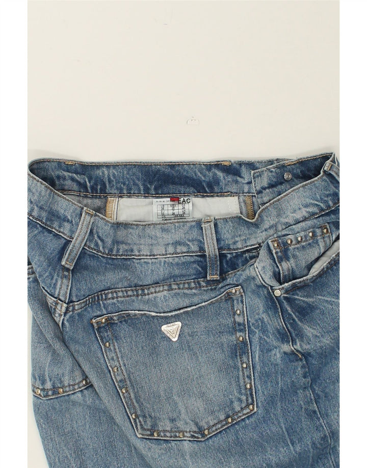 GUESS Womens Distressed Slim Jeans W28 L26  Blue Cotton | Vintage Guess | Thrift | Second-Hand Guess | Used Clothing | Messina Hembry 