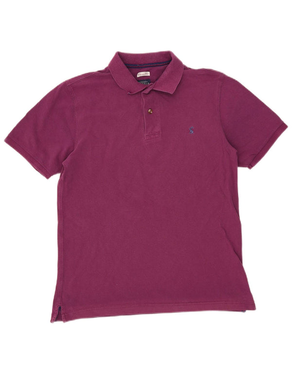 Joules Mens Classic Fit Polo Shirt Small Purple