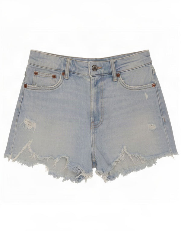 Zara női Distressed farmer rövidnadrág EU 34 2XS W24 kék