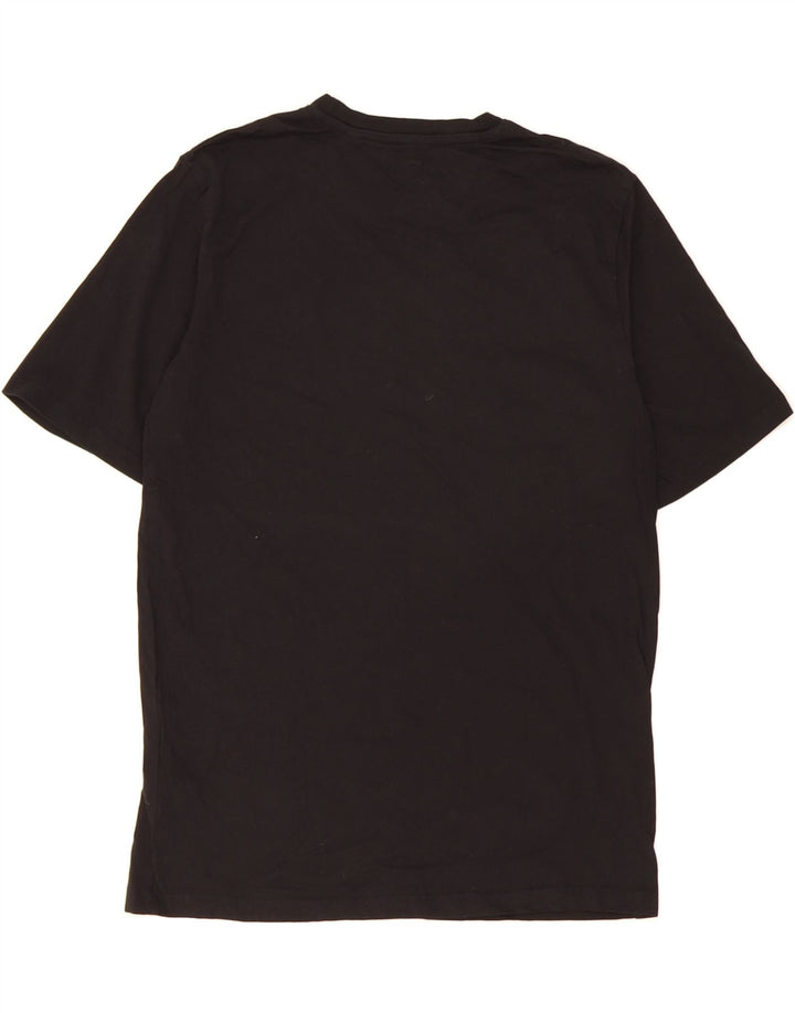 JACK & JONES Mens Graphic T-Shirt Top Medium Black Cotton Vintage Jack & Jones and Second-Hand Jack & Jones from Messina Hembry 
