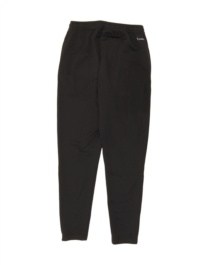 ADIDAS Womens Aeroready Tracksuit Trousers UK 12 Medium  Black Polyester Vintage Adidas and Second-Hand Adidas from Messina Hembry 