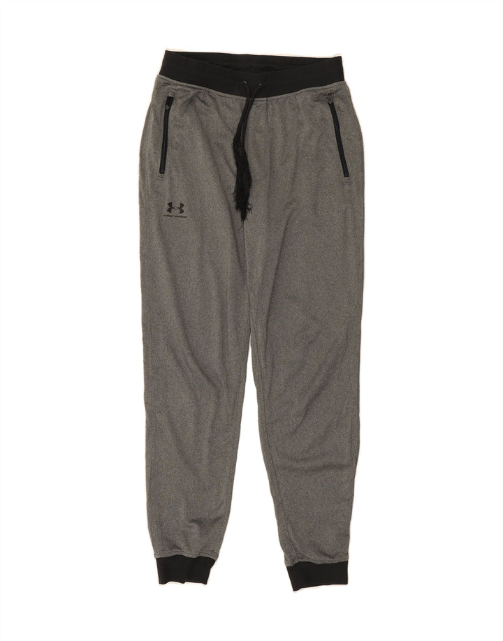 UNDER ARMOUR Womens Tracksuit Trousers Joggers UK 12 Medium Grey Vintage Under Armour and Second-Hand Under Armour from Messina Hembry 