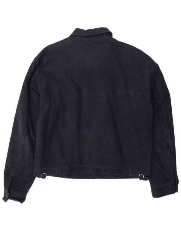 Giubbotto bomber da uomo Guess UK 40 grande cotone blu navy