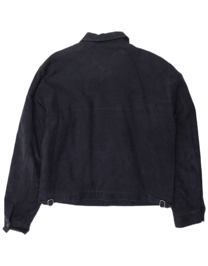 Giubbotto bomber da uomo Guess UK 40 grande cotone blu navy