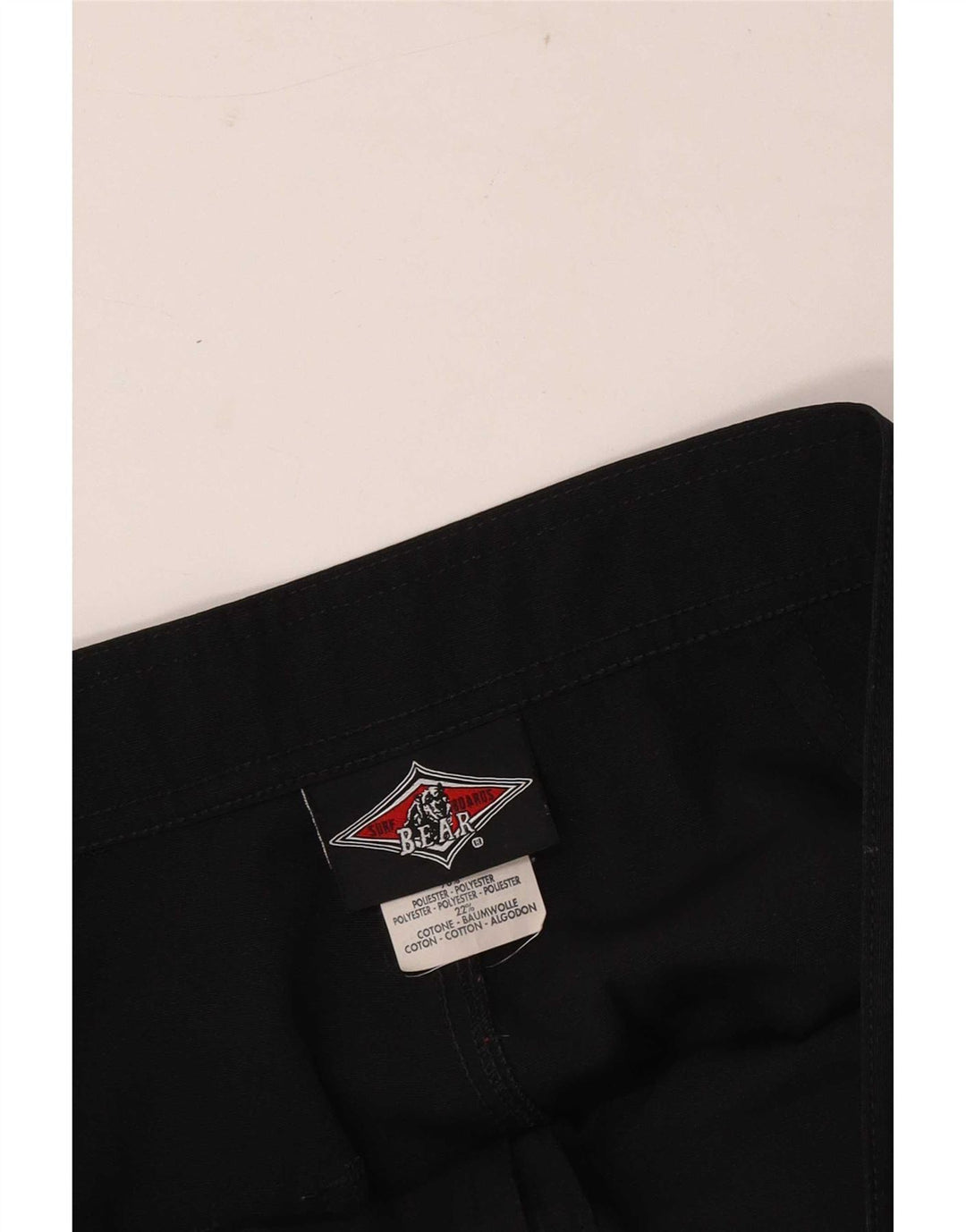 Bear Herre Chino Shorts W34 Large Sort Polyester