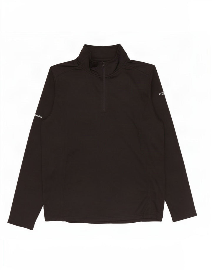 Top de trening cu pulover grafic The North Face pentru femei UK 16 Large Black
