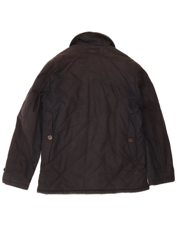 Gant Mens Quilted Utility Jacket UK 38 Medium Navy Blue
