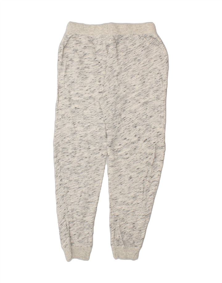J. CREW Womens Tracksuit Trousers Joggers UK 10 Small Grey Flecked Cotton | Vintage J. Crew | Thrift | Second-Hand J. Crew | Used Clothing | Messina Hembry 