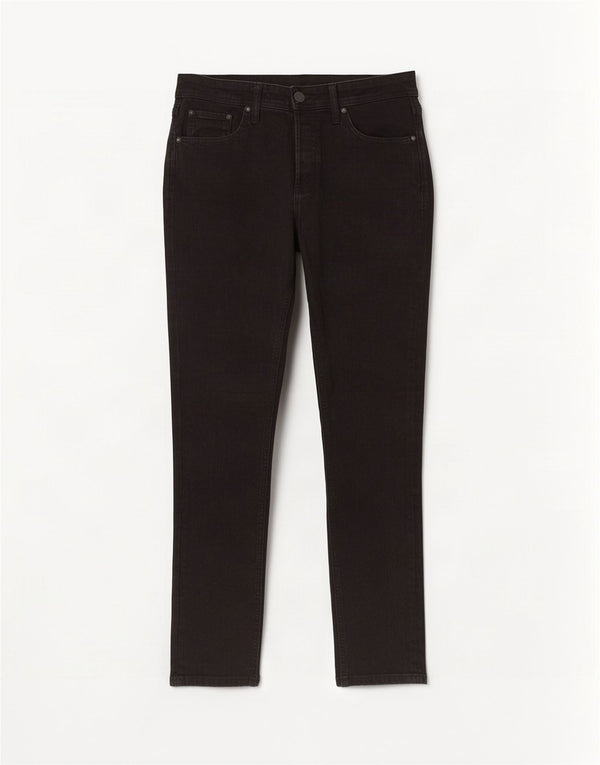 Jack & Jones Masculino GLENN Slim Jeans W33 L34 Algodão Preto