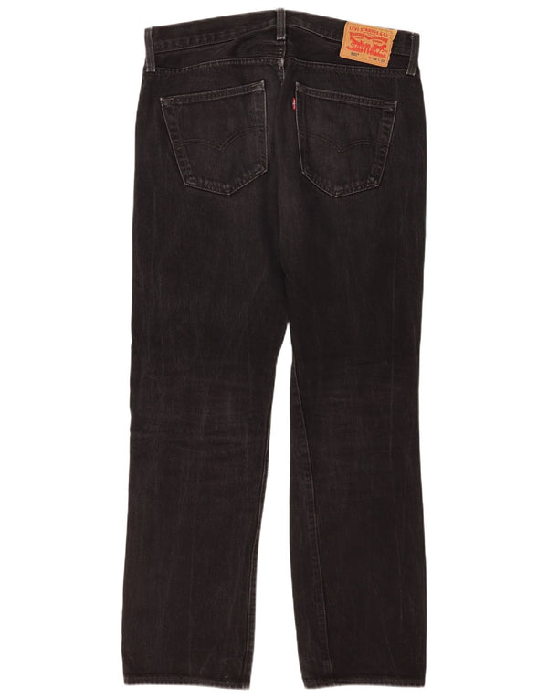 Levi's Uomo 501 Jeans dritti W34 L32 Cotone Nero