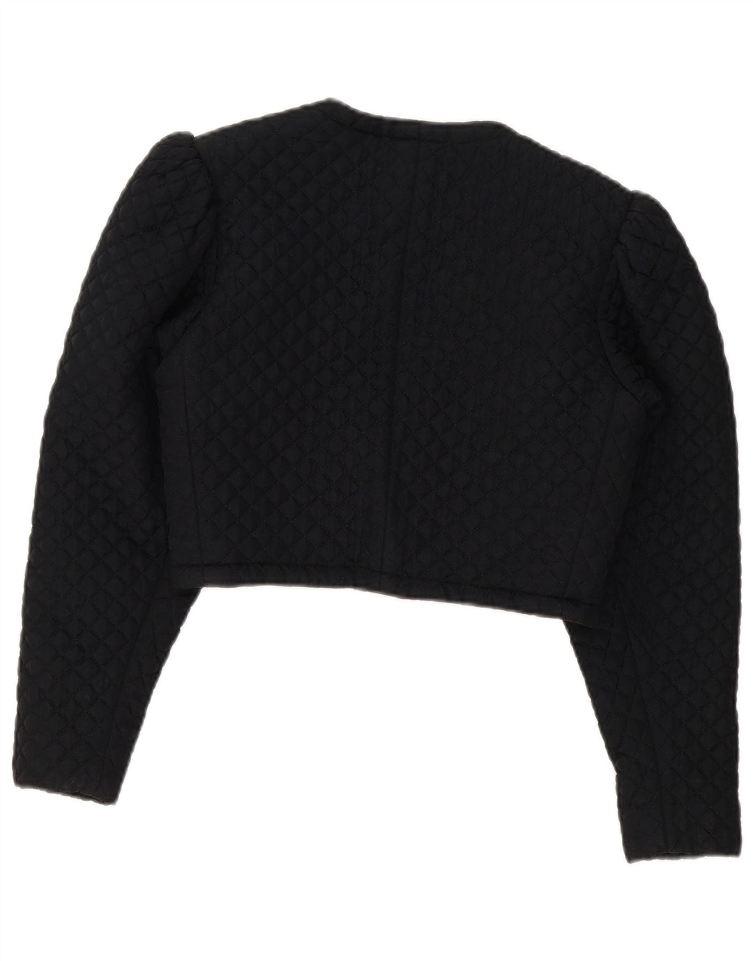 Vintage Womens Crop Bolero Jacket UK 8 Small Black