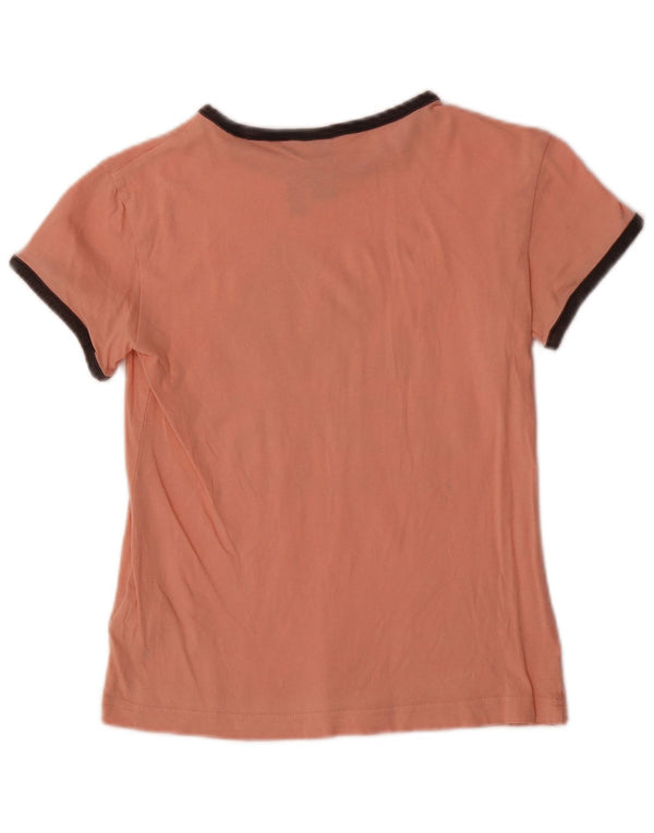 T-shirt grafica corta Adidas da donna UK 4/6 XS cotone rosa