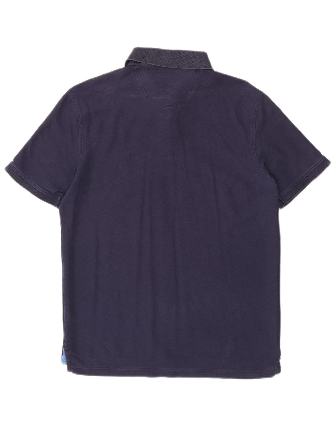 IZOD Mens Polo Shirt Medium Navy Blue Cotton