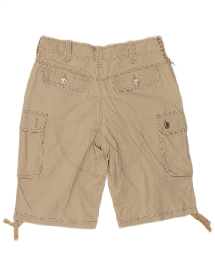 Benetton Herren Cargoshorts IT 48 Medium W36 Beige Baumwolle