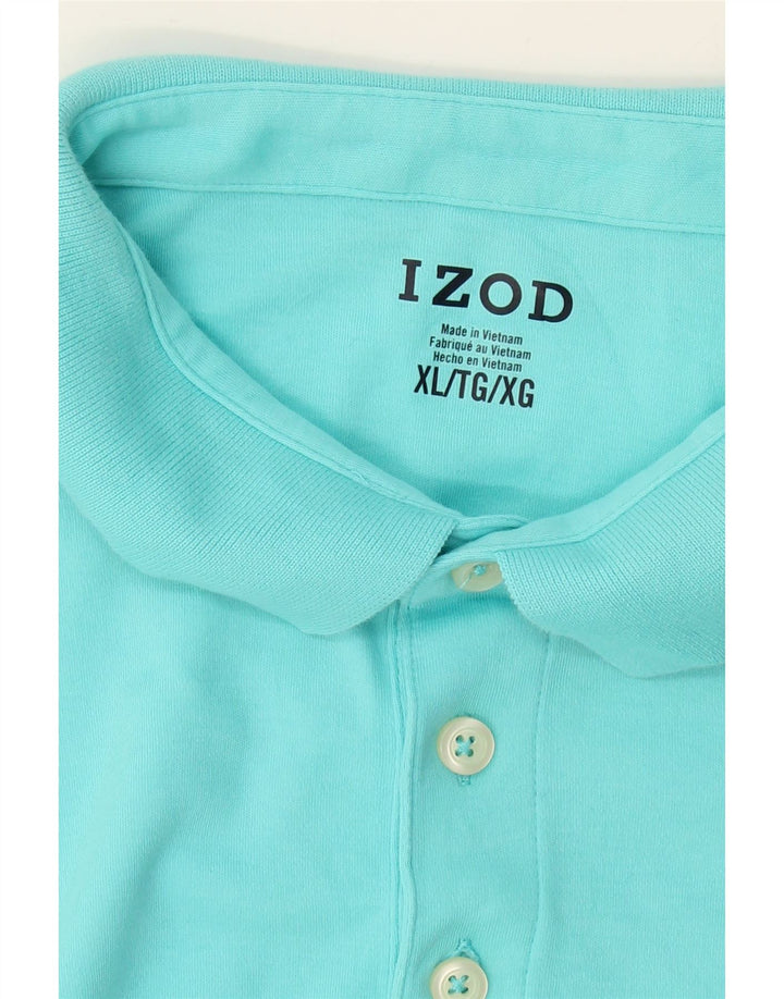 IZOD Mens Polo Shirt XL Blue Cotton Vintage Izod and Second-Hand Izod from Messina Hembry 